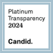 Platinum transparency 2024 Candid GuideStar Charity Check